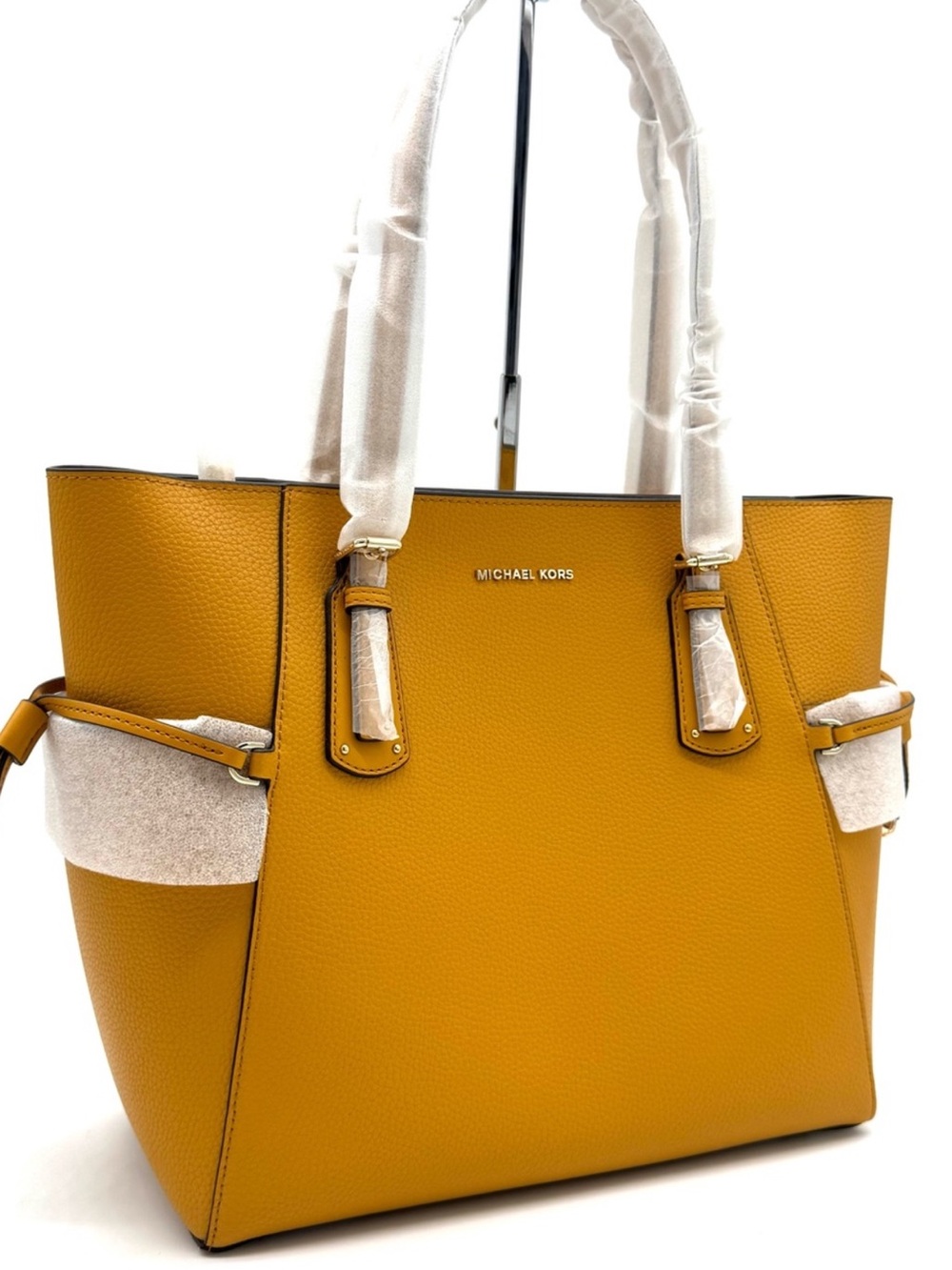 Michael Kors Voyager EW Tote Bag Leather Marigold